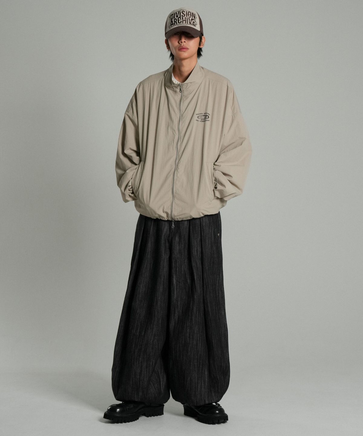 아이돈워너셀(IDWS) Aurora Denim Balloon Pants Black
