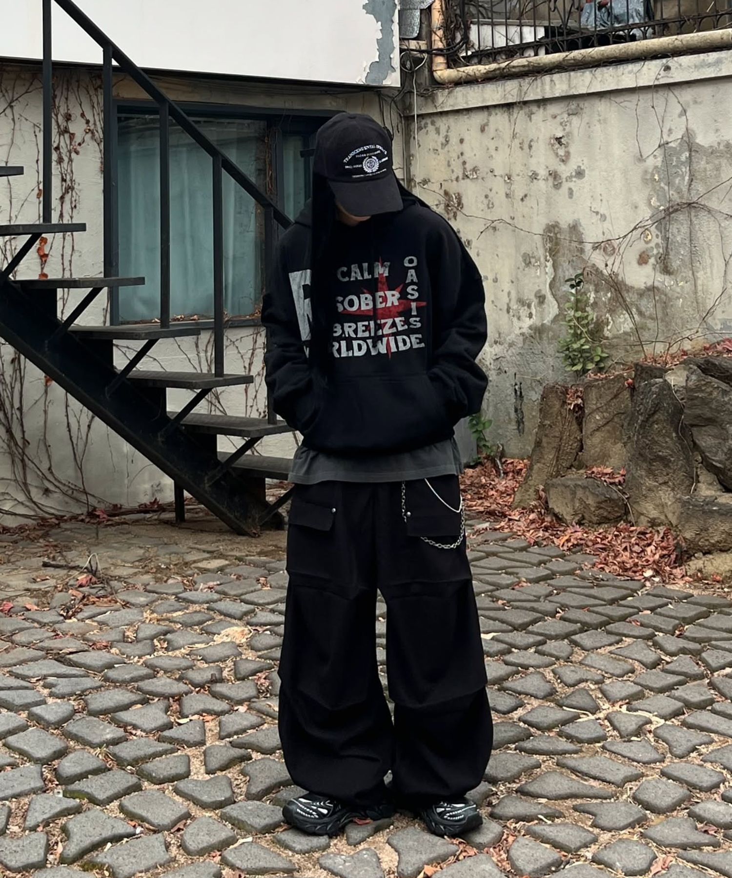 【IDWS】Agata Balloon Trouser ★男女兼用★ 追跡付 MUSINSA公式 | IDWS Agata Balloon Trouser Black