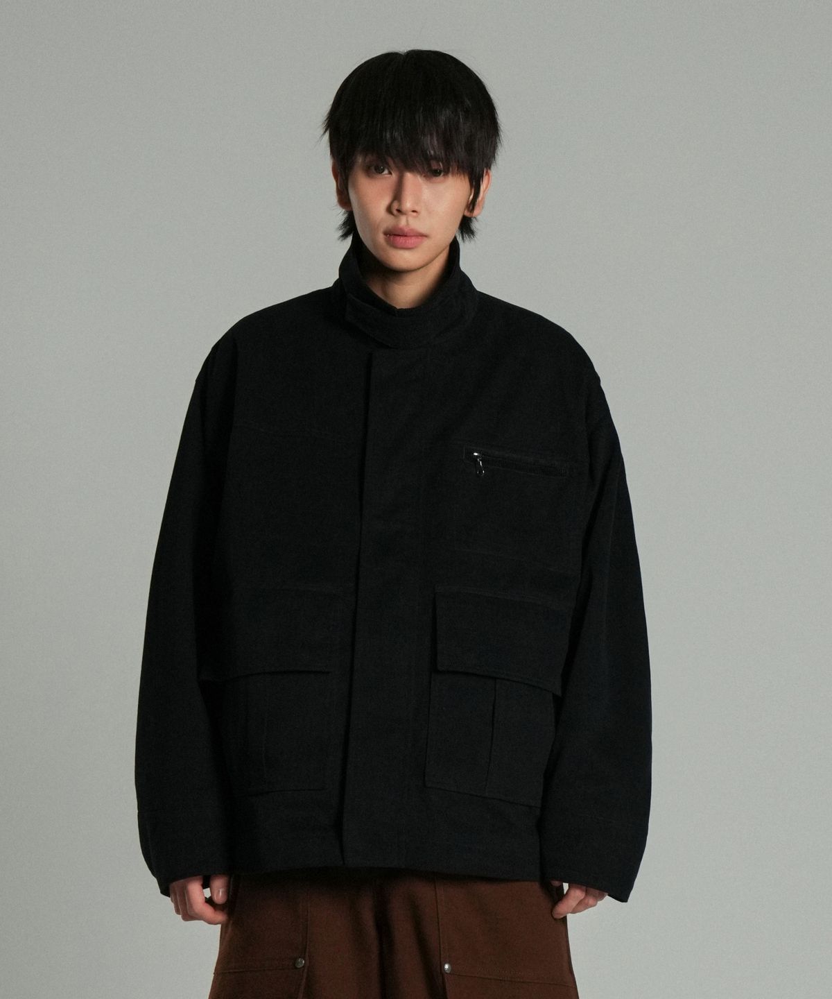 아이돈워너셀(IDWS) Bliss Hunting Jacket Black