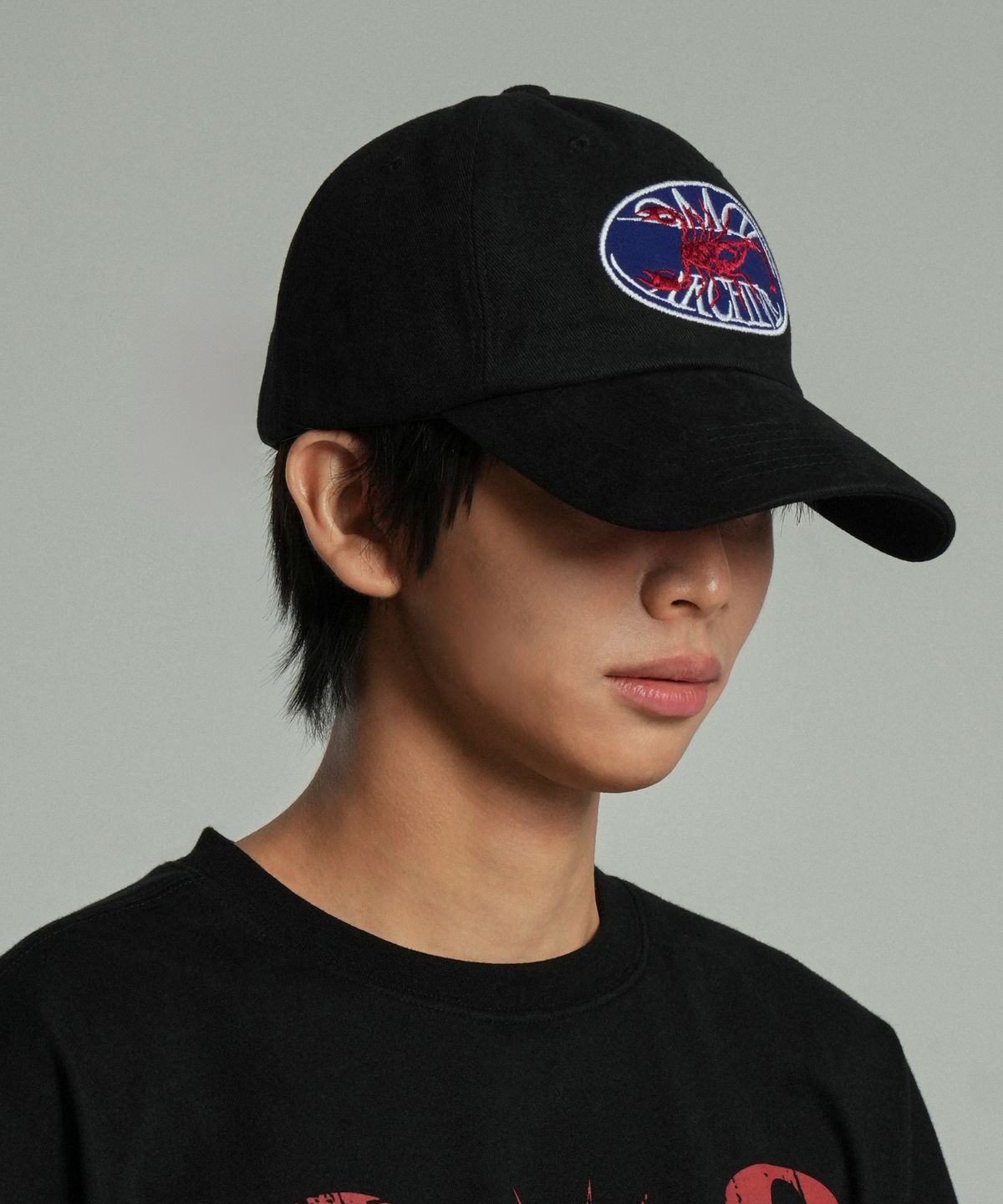 아이돈워너셀(IDWS) Scorpion Wappen Maxi Cap Black