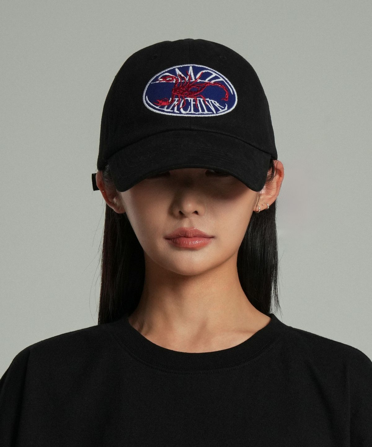 아이돈워너셀(IDWS) Scorpion Wappen Maxi Cap Black