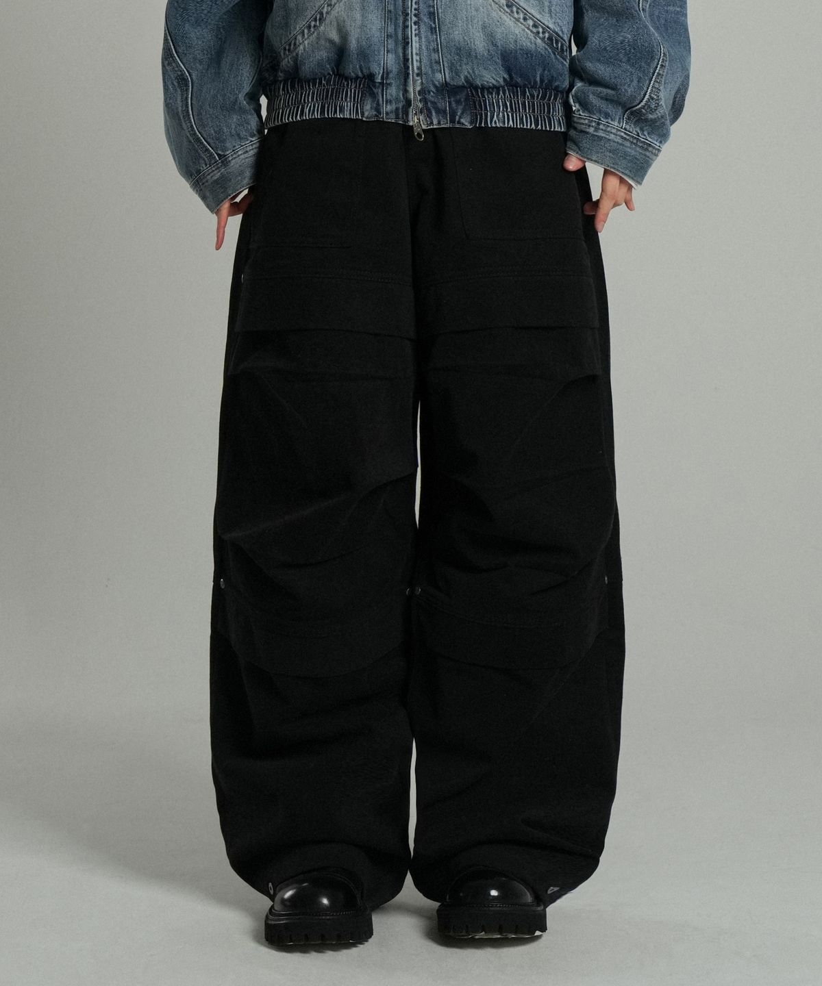 아이돈워너셀(IDWS) Nomad Maxi Layer Pants Black