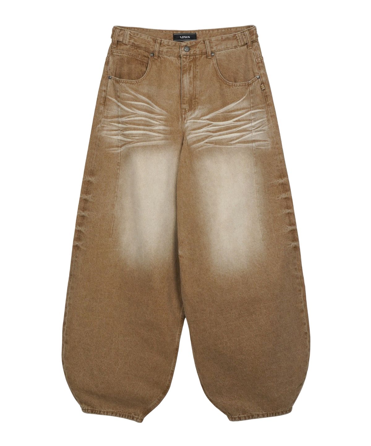 아이돈워너셀(IDWS) Axel Denim Balloon Pants Beige