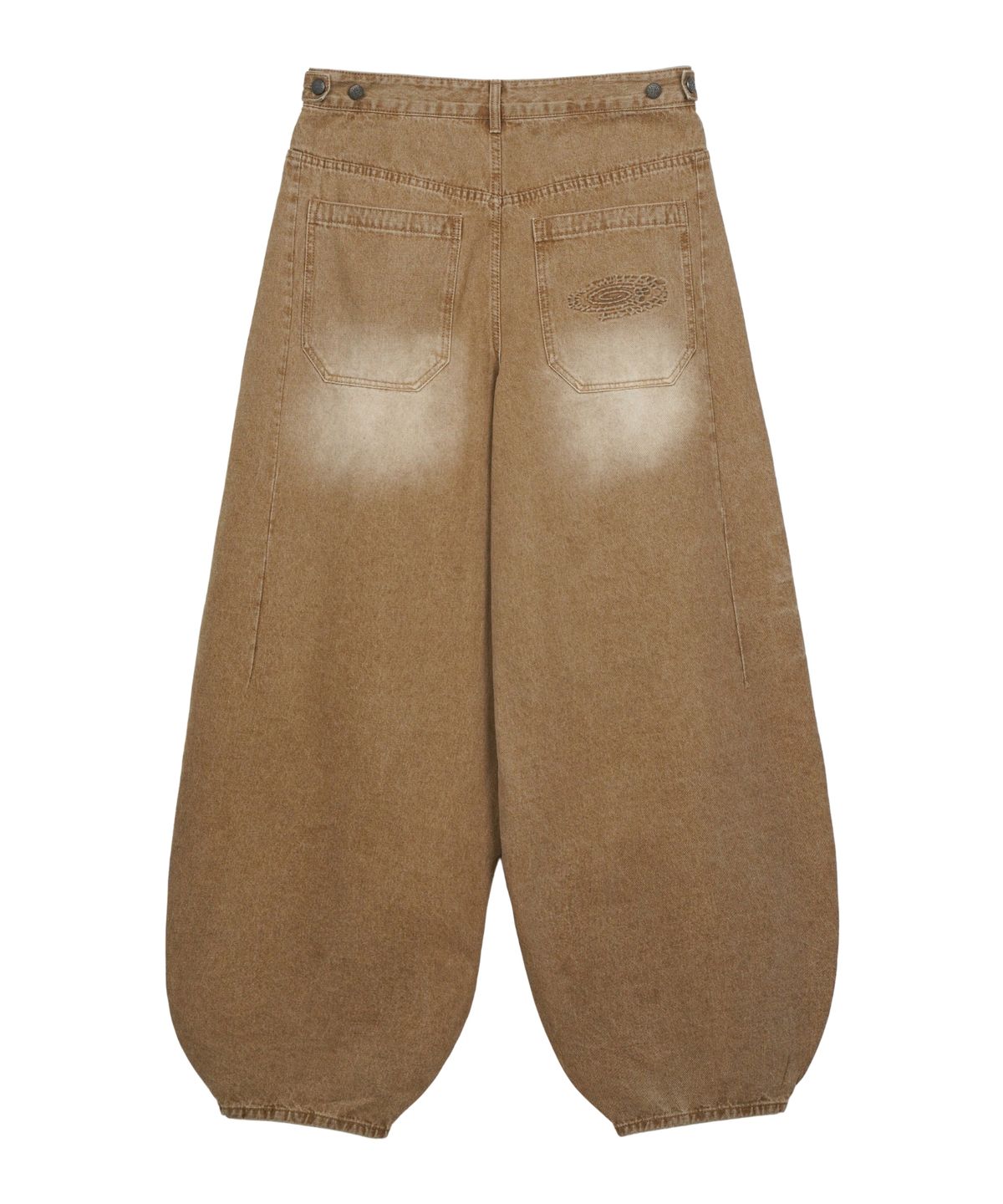 아이돈워너셀(IDWS) Axel Denim Balloon Pants Beige