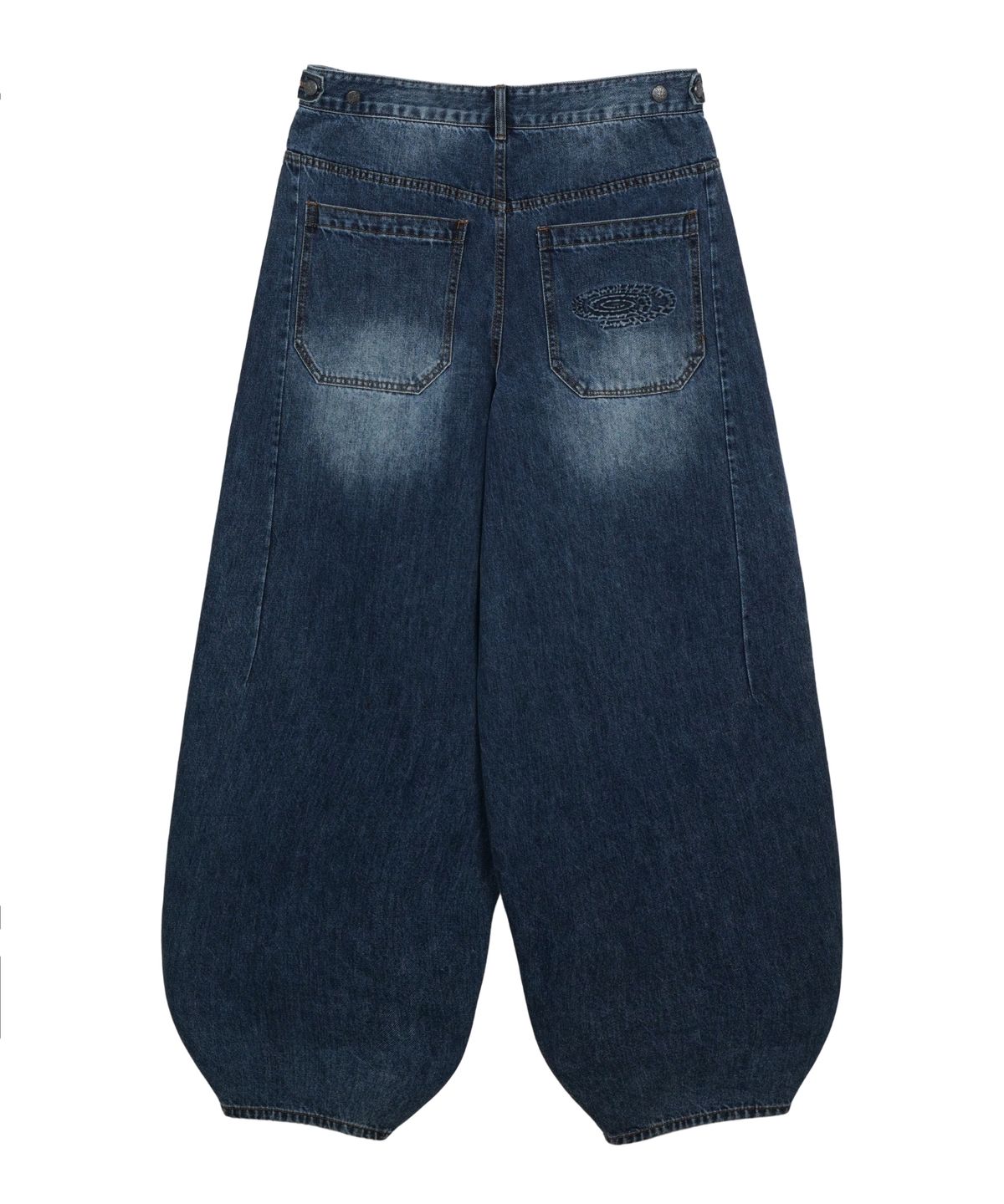 아이돈워너셀(IDWS) Axel Denim Balloon Pants Dark Indigo