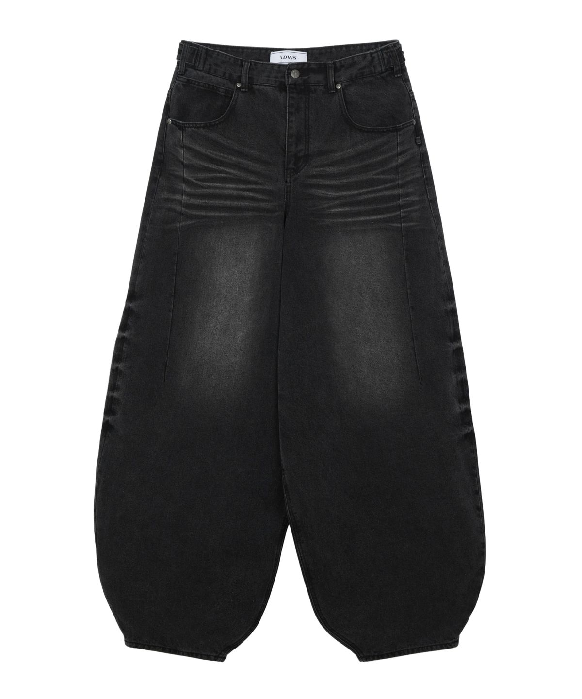 아이돈워너셀(IDWS) Axel Denim Balloon Pants Black