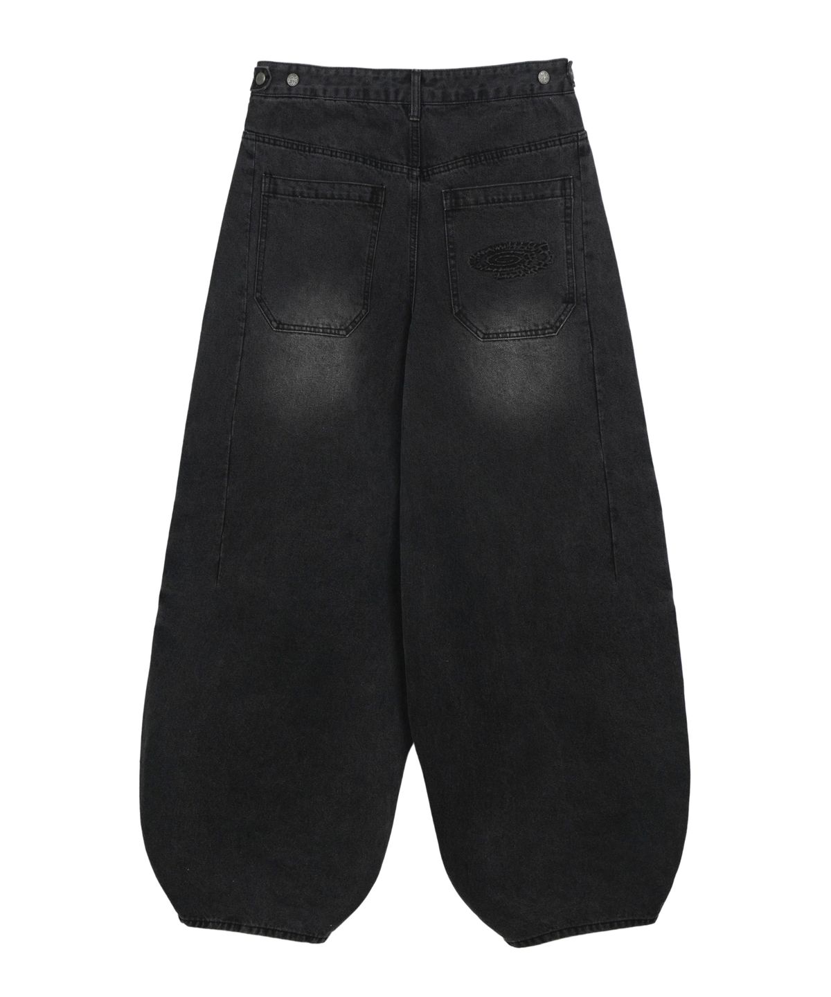 아이돈워너셀(IDWS) Axel Denim Balloon Pants Black