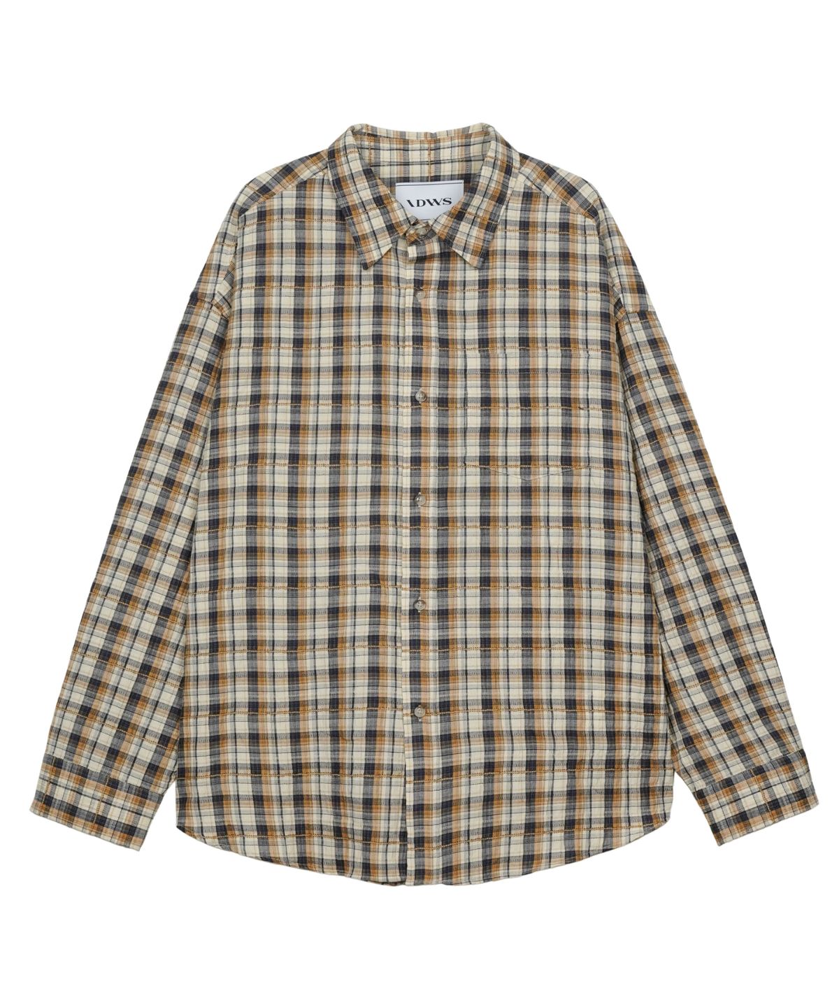 아이돈워너셀(IDWS) Terrace Check Shirt Beige