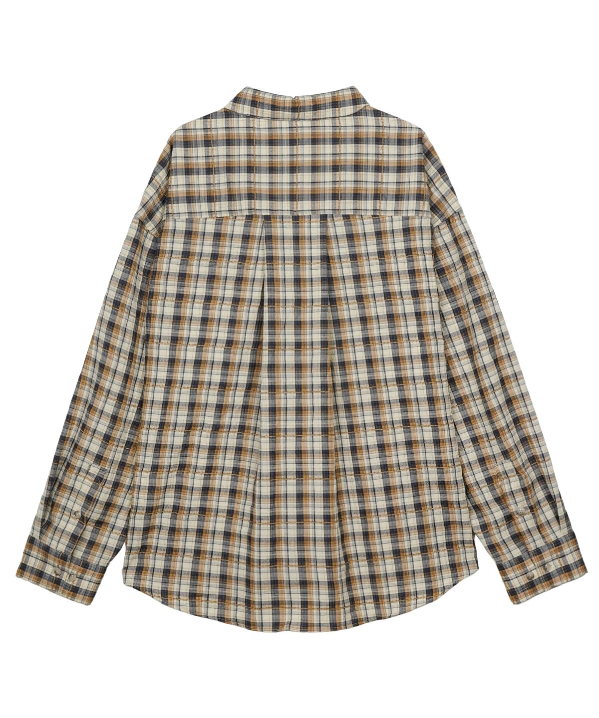 아이돈워너셀(IDWS) Terrace Check Shirt Beige