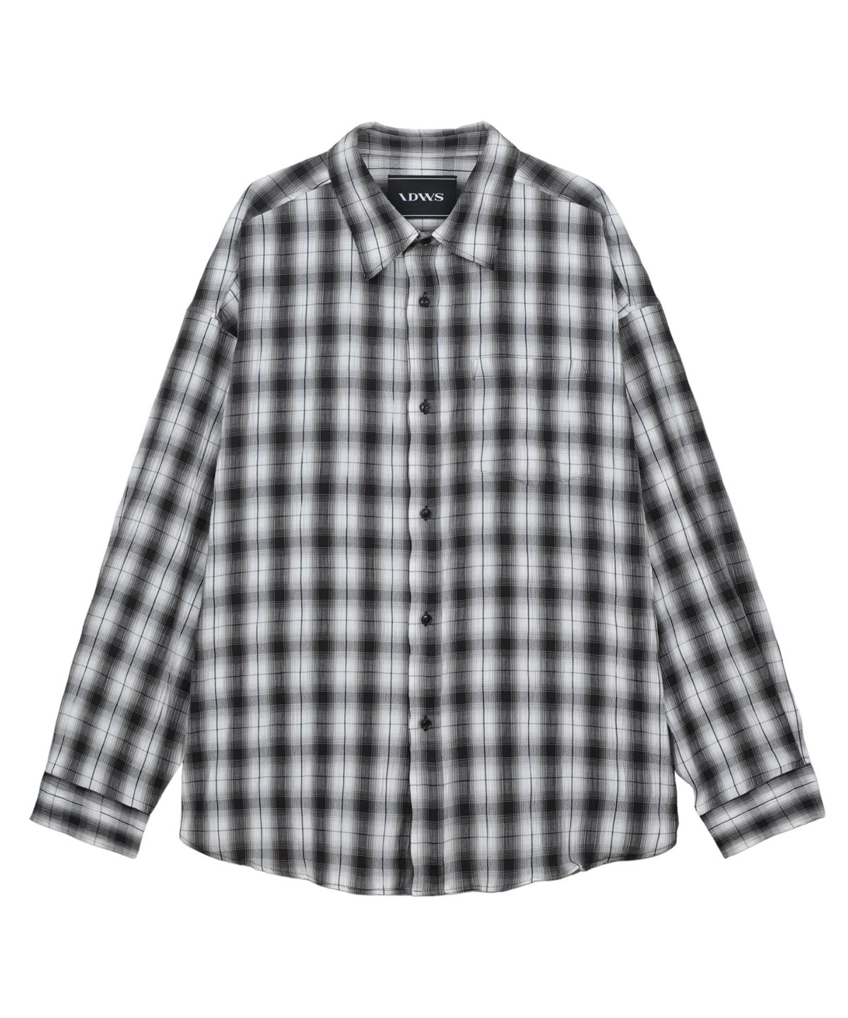 아이돈워너셀(IDWS) Terrace Check Shirt Black