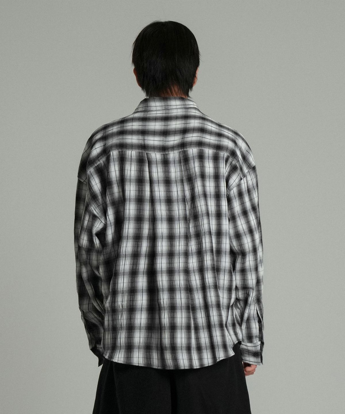 아이돈워너셀(IDWS) Terrace Check Shirt Black