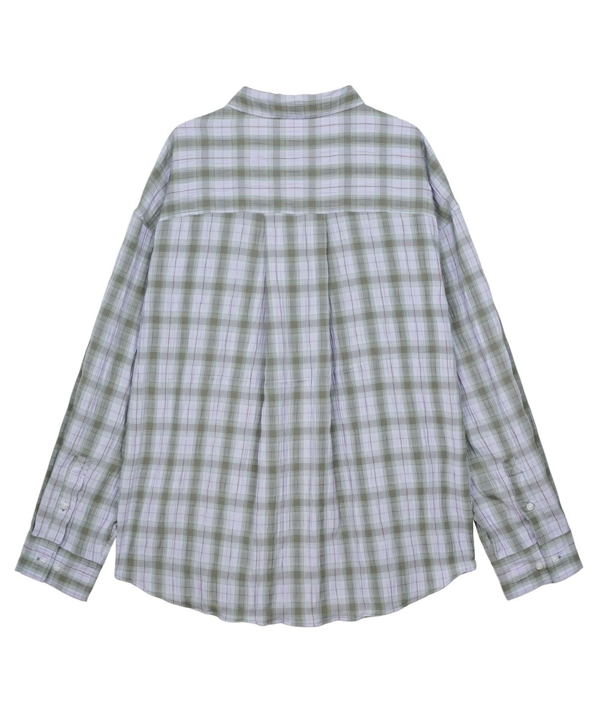아이돈워너셀(IDWS) Terrace Check Shirt Lavender