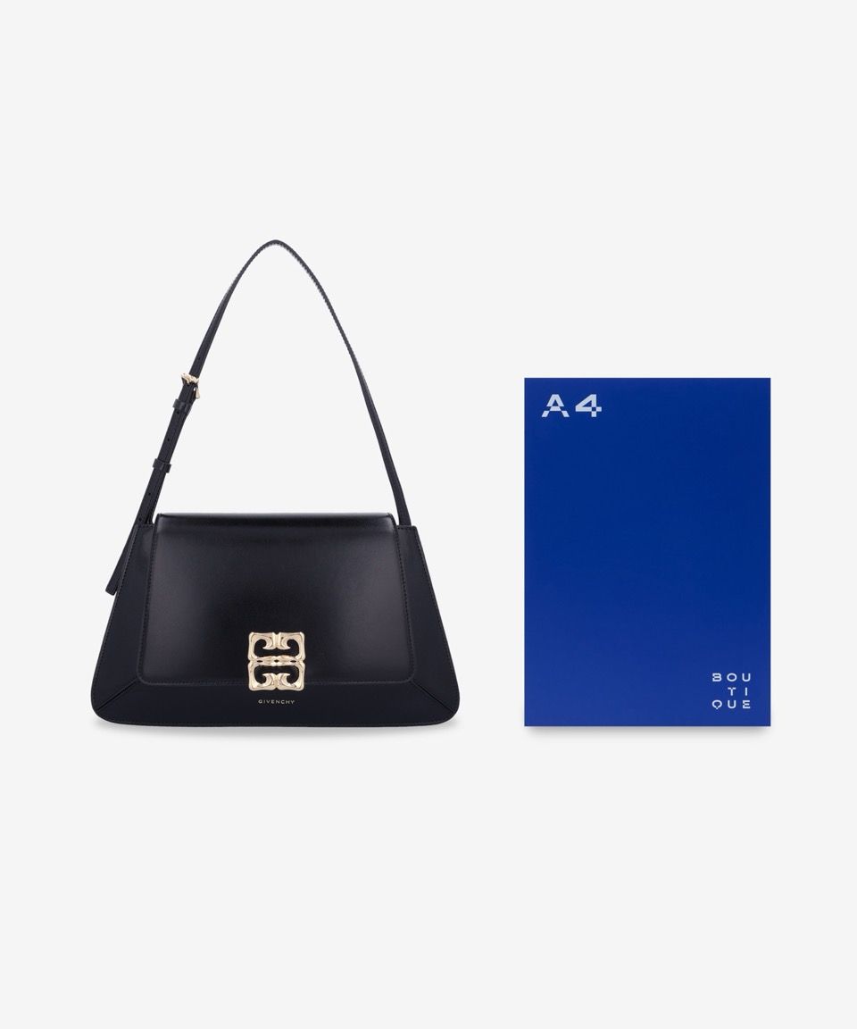MUSINSA | GIVENCHY 4G Liquid Shoulder Bag - Black / BB5112B27G001