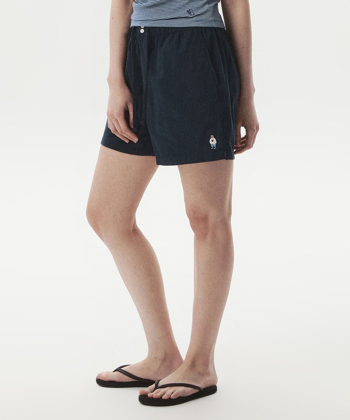 후아유(WHO.A.U) Steve Seersucker Shorts(Set-up) / WHTHG2512F
