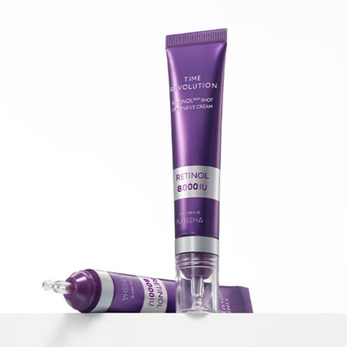 미샤(MISSHA) 타임 레볼루션 레티놀 8000샷 집중크림 25ml