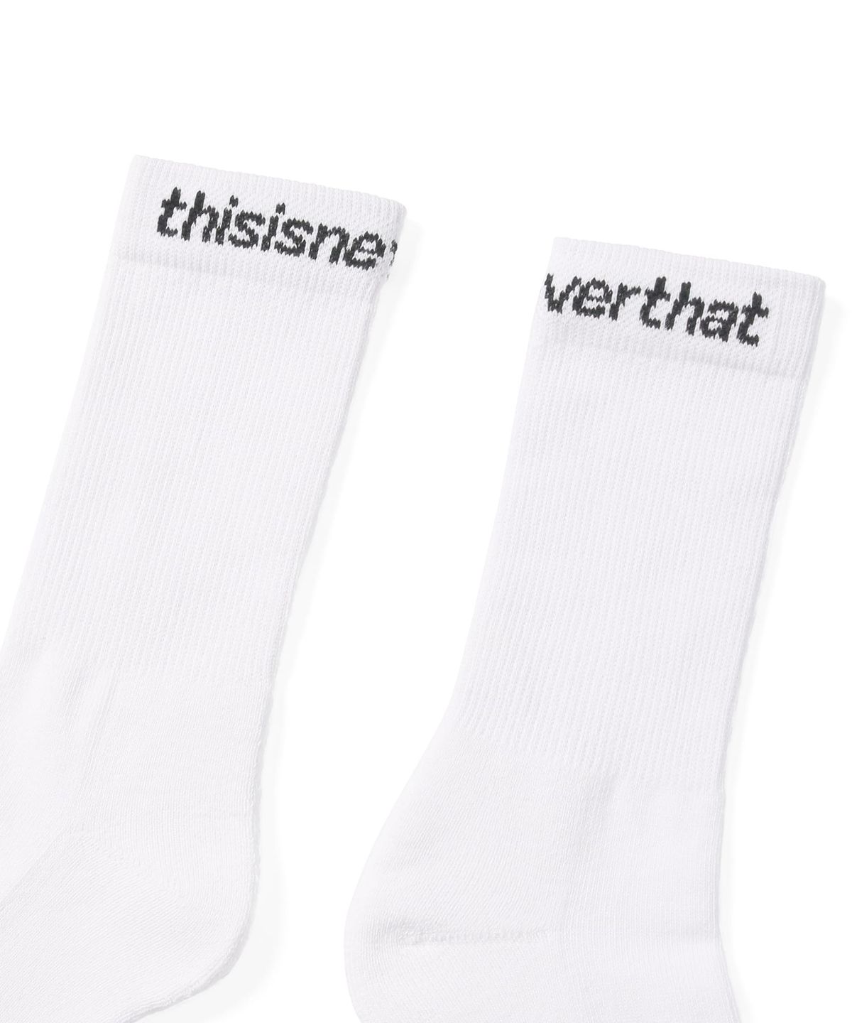 디스이즈네버댓(THISISNEVERTHAT) SP-Logo Socks 3Pack White