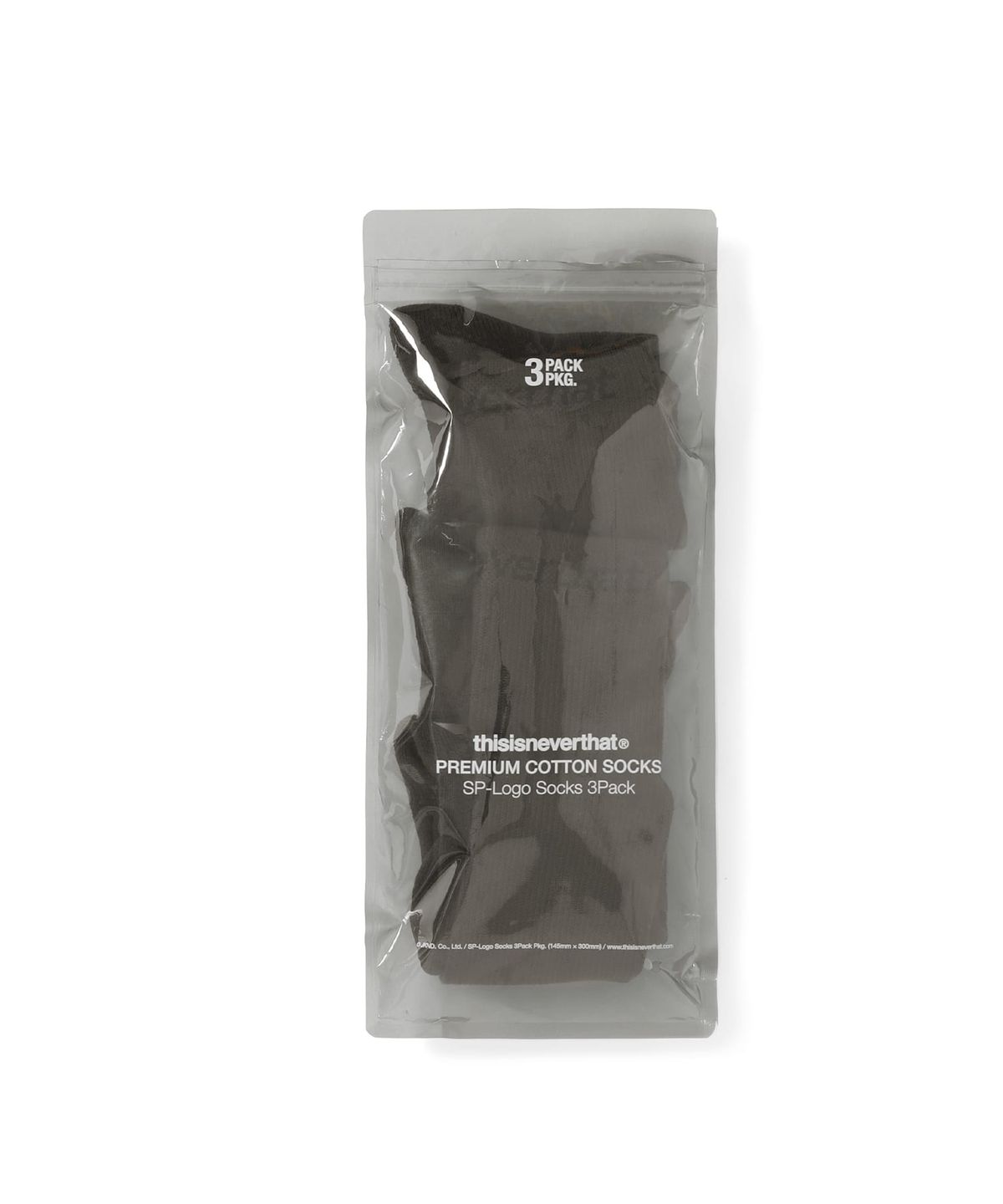 디스이즈네버댓(THISISNEVERTHAT) SP-Logo Socks 3Pack Sage