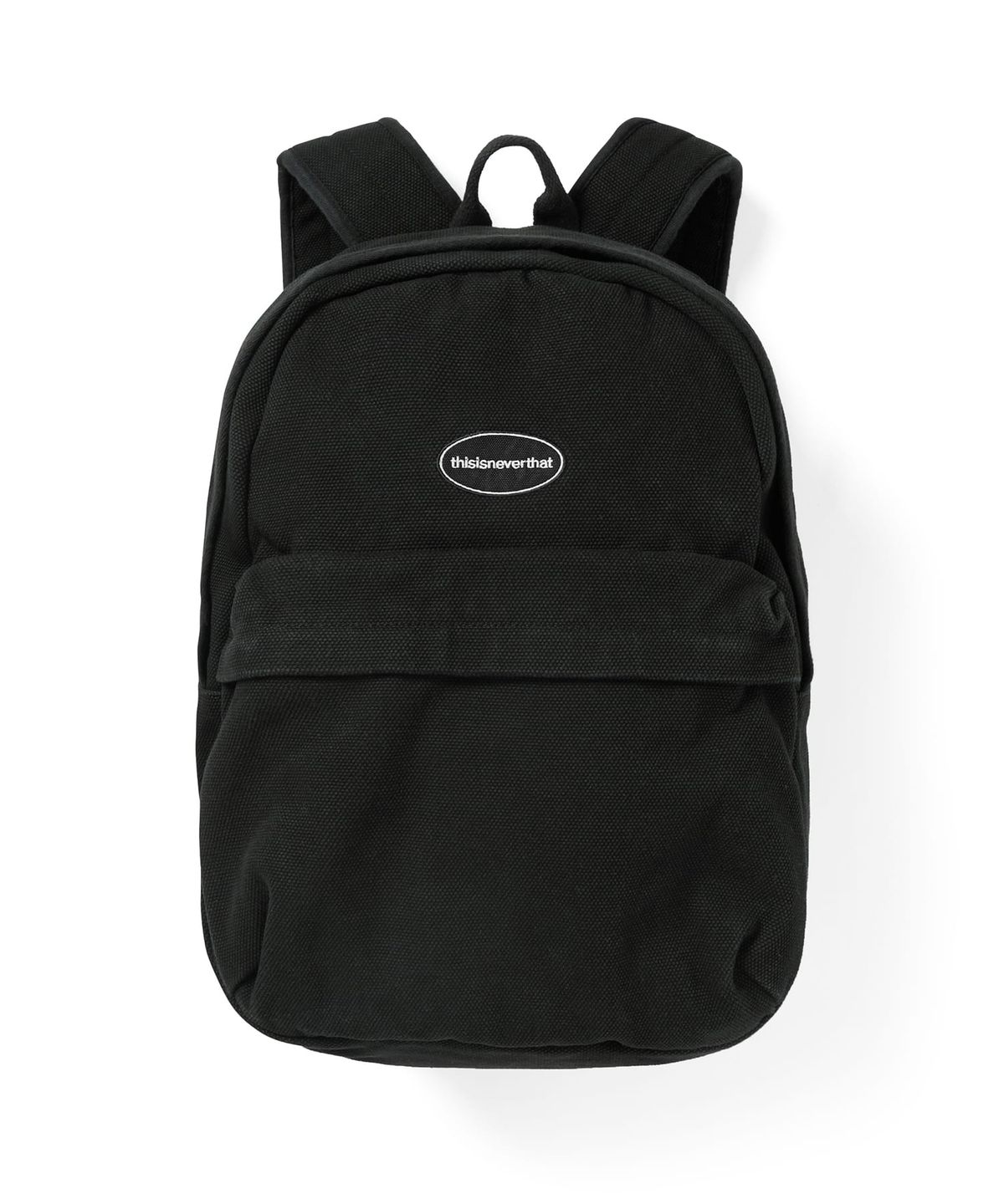 디스이즈네버댓(THISISNEVERTHAT) Canvas Backpack Black