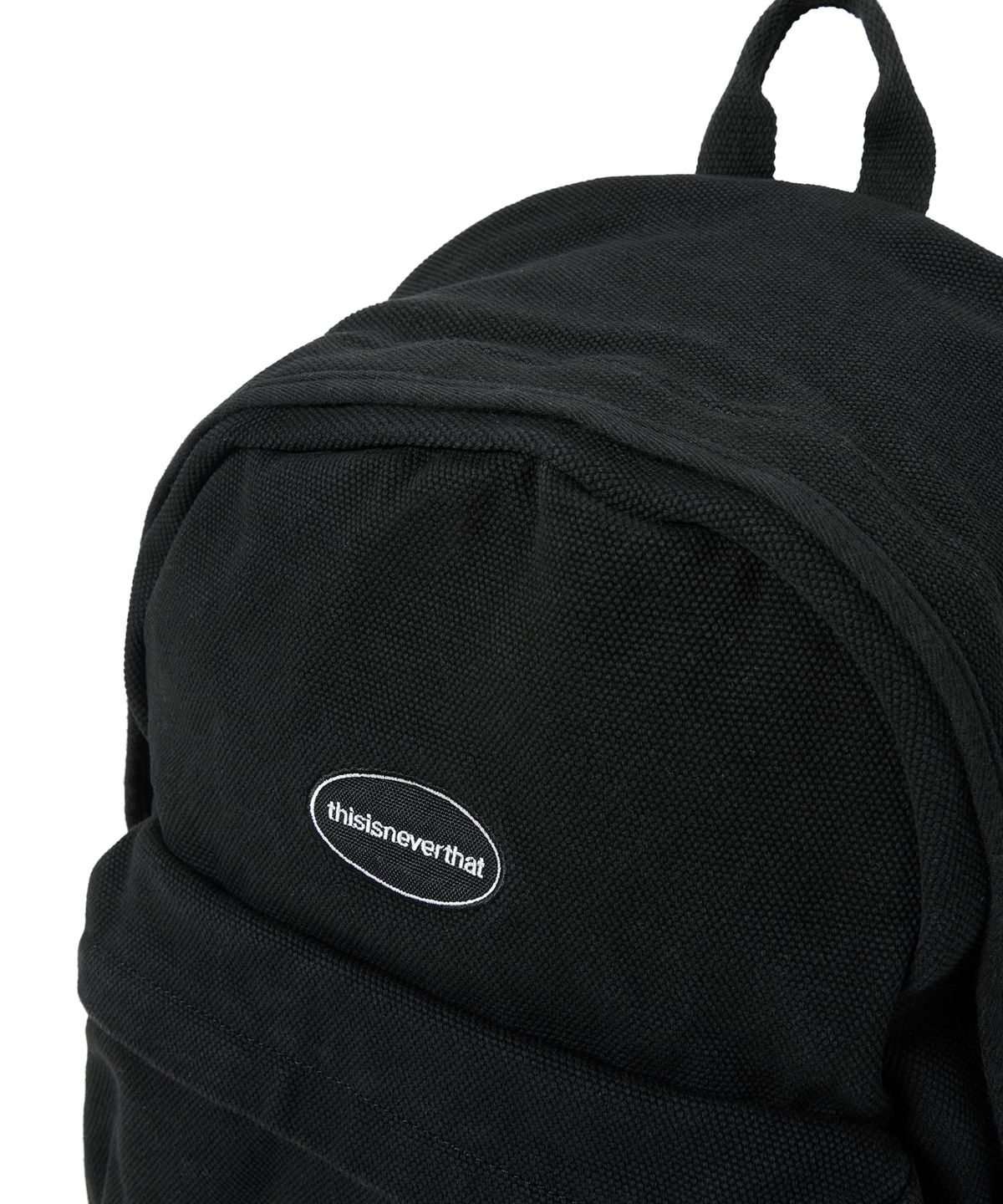 디스이즈네버댓(THISISNEVERTHAT) Canvas Backpack Black