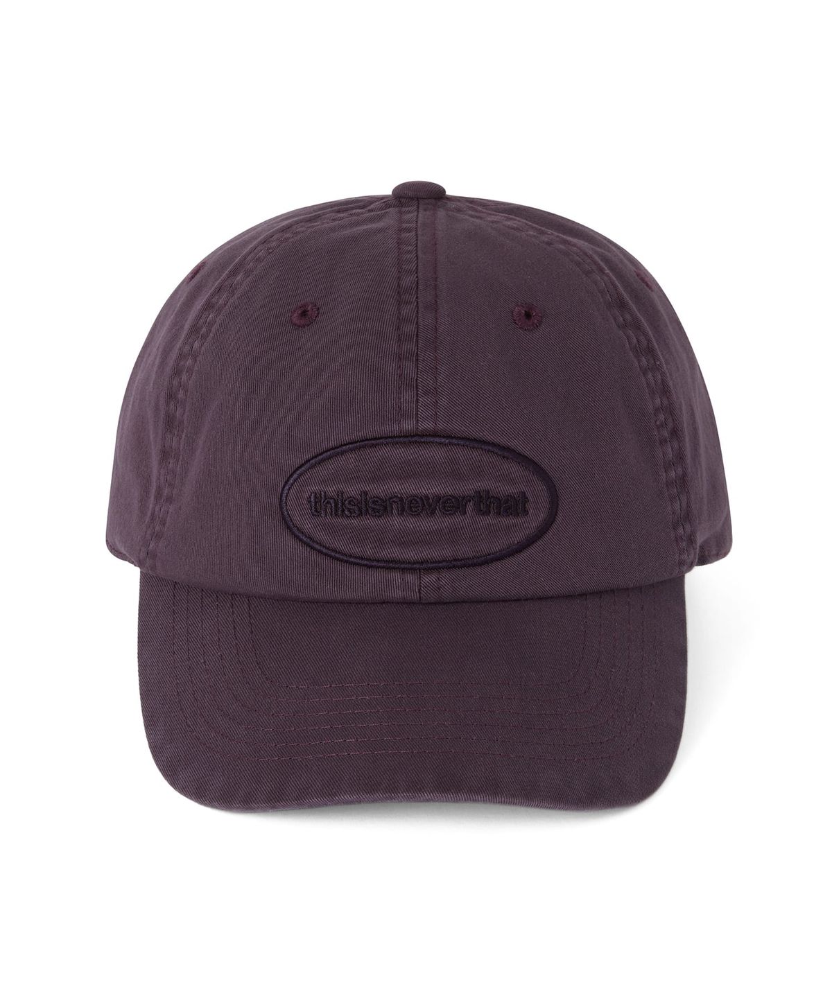 디스이즈네버댓(THISISNEVERTHAT) Overdyed E/T-Logo Cap Purple
