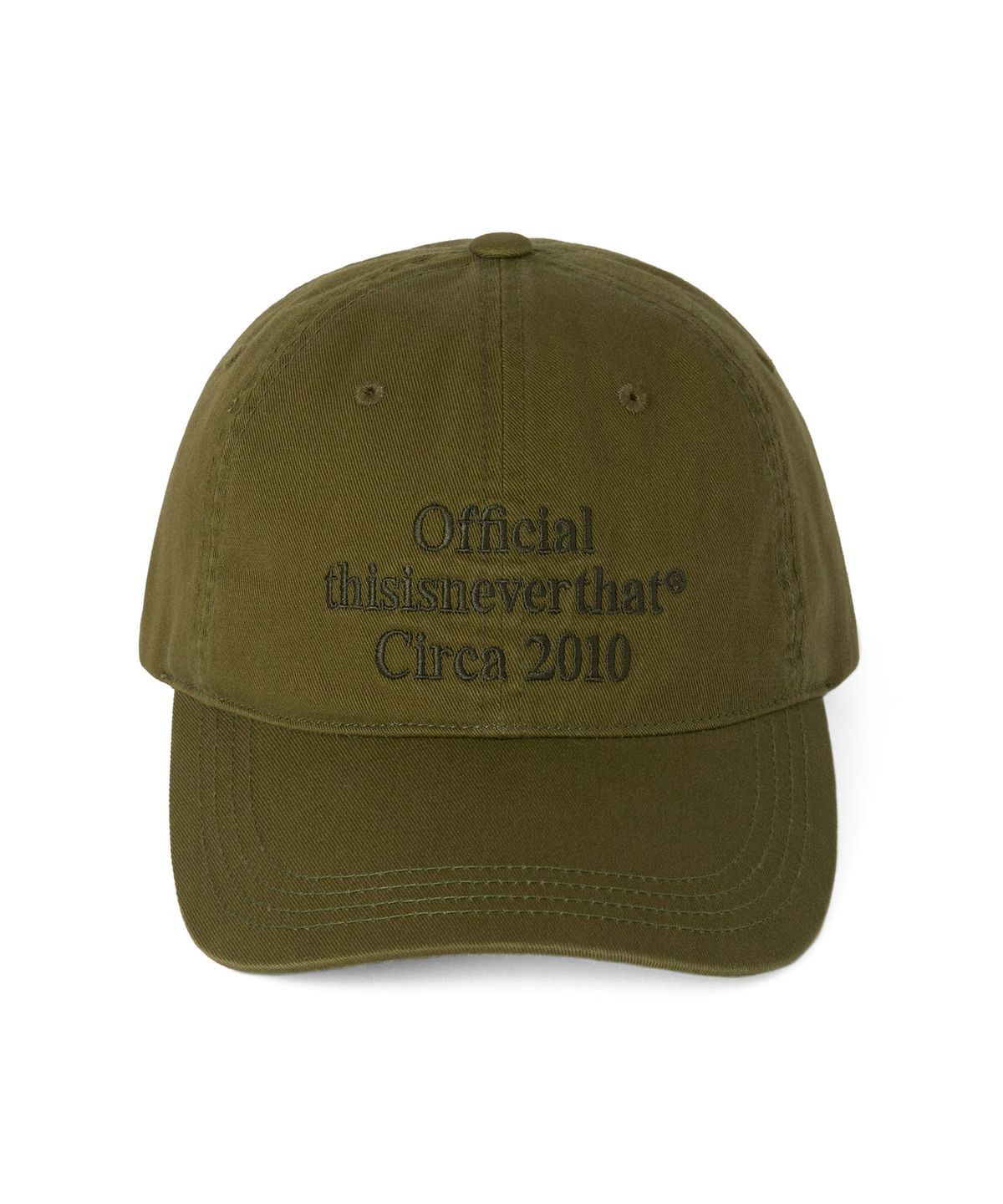 디스이즈네버댓(THISISNEVERTHAT) Times Cap Olive