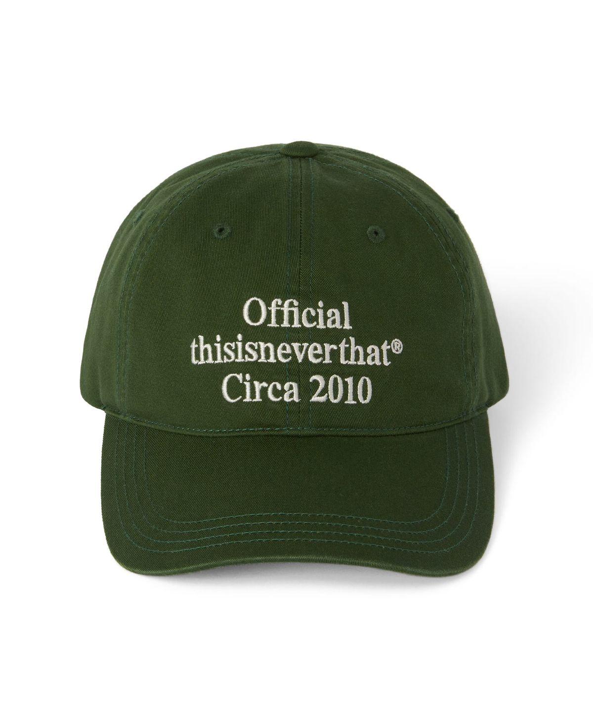 디스이즈네버댓(THISISNEVERTHAT) (SS25) Times Cap Green