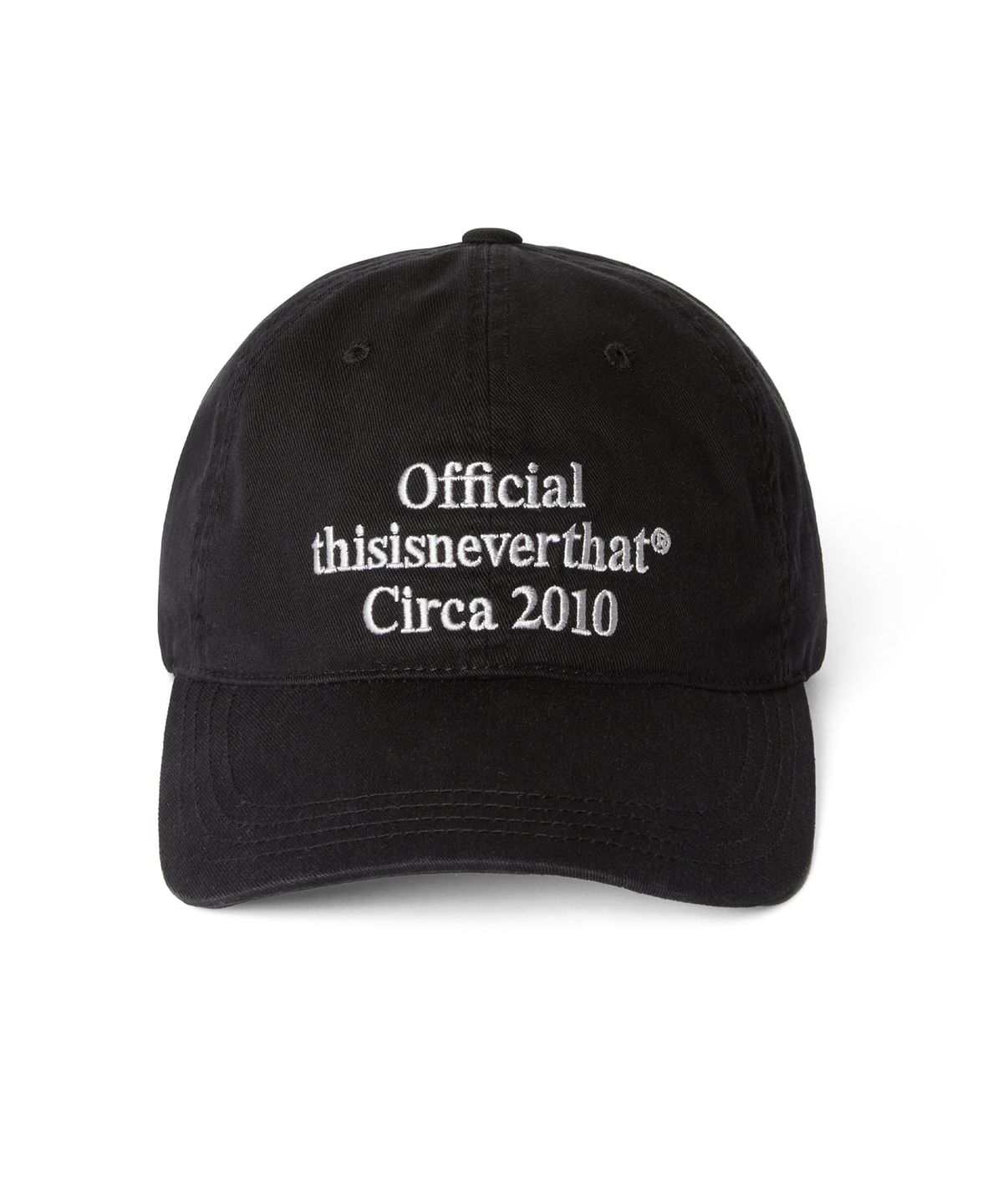 디스이즈네버댓(THISISNEVERTHAT) (SS25) Times Cap Black