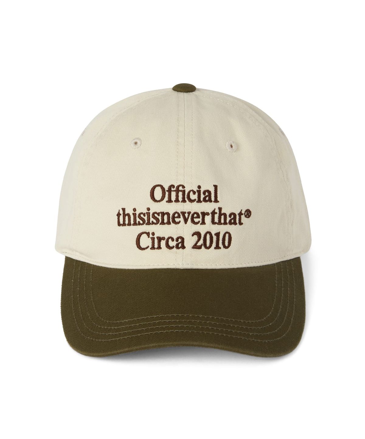 디스이즈네버댓(THISISNEVERTHAT) Times Cap Beige/Brown