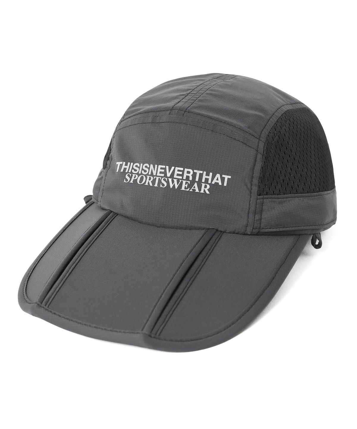 디스이즈네버댓(THISISNEVERTHAT) Long Bill Sun Sport Cap Black