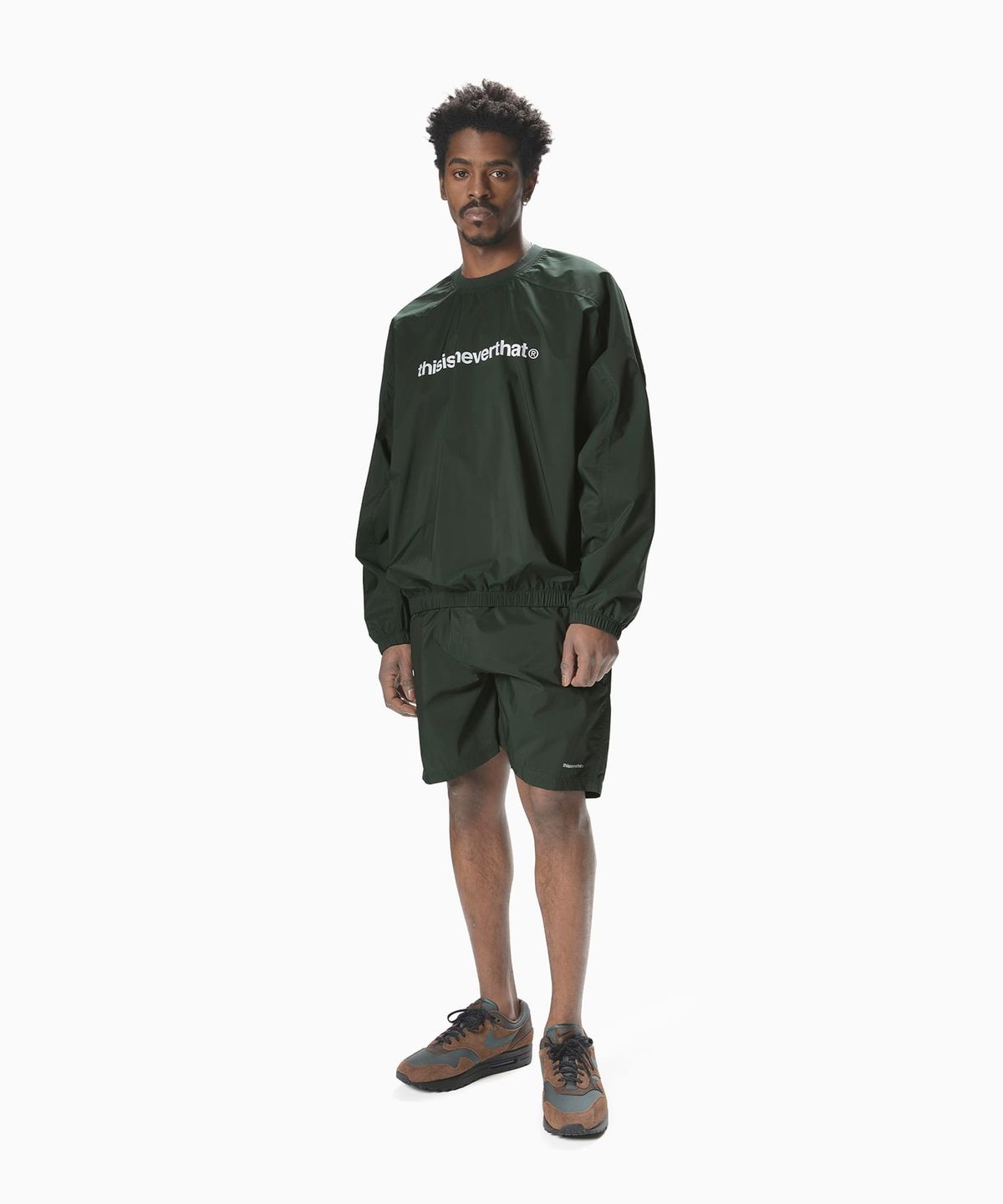 디스이즈네버댓(THISISNEVERTHAT) PERTEX® EQ Trail Short Dark Green