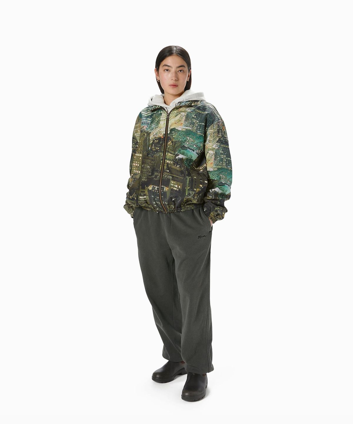 디스이즈네버댓(THISISNEVERTHAT) Overdyed Sweatpant Charcoal