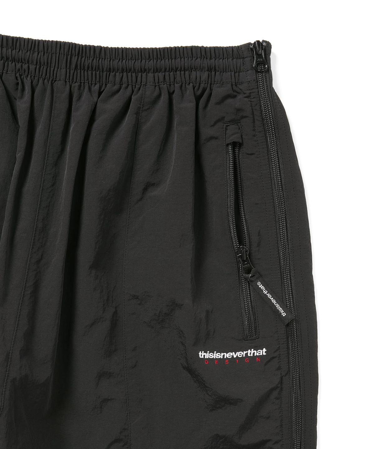 디스이즈네버댓(THISISNEVERTHAT) DSN Side Zip Pant Black