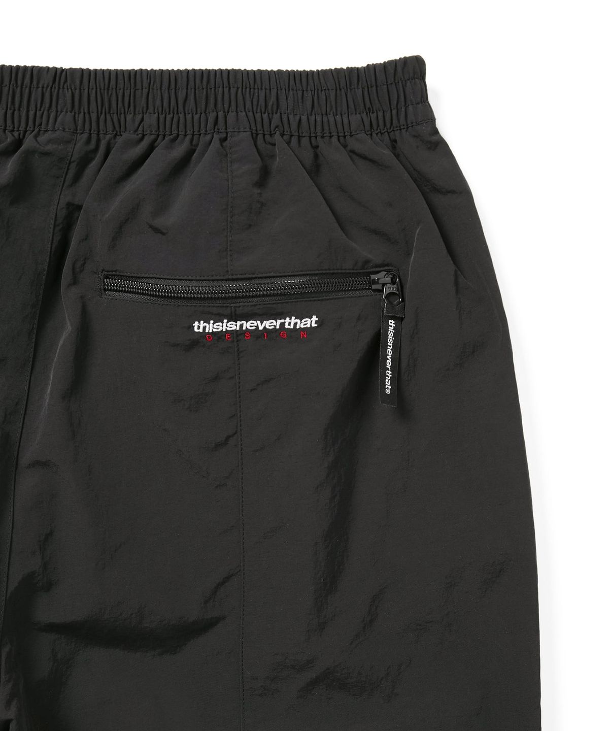 디스이즈네버댓(THISISNEVERTHAT) DSN Side Zip Pant Black