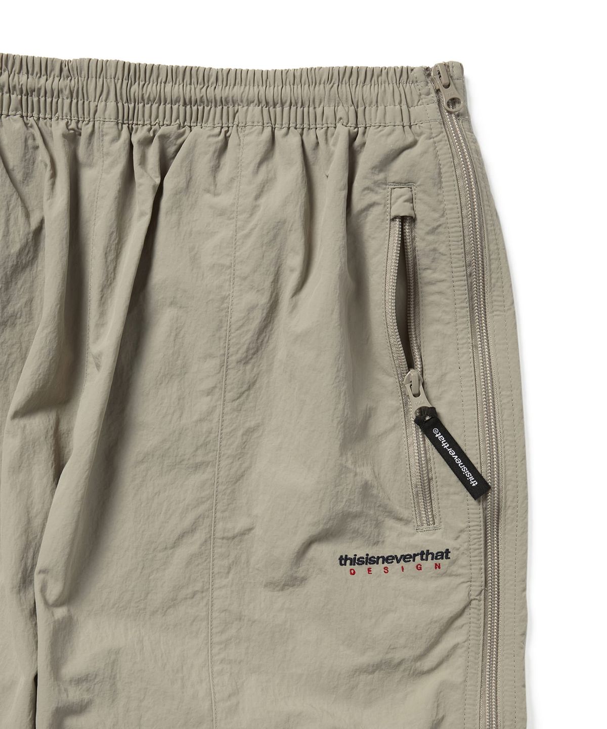 디스이즈네버댓(THISISNEVERTHAT) DSN Side Zip Pant Beige