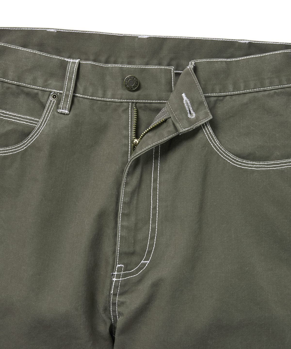 디스이즈네버댓(THISISNEVERTHAT) Contrast Stitch Pant Olive