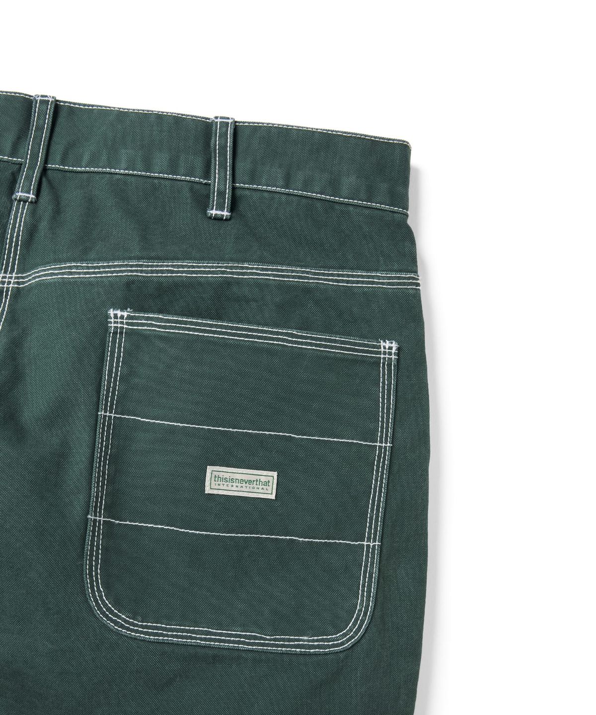 디스이즈네버댓(THISISNEVERTHAT) Contrast Stitch Pant Green