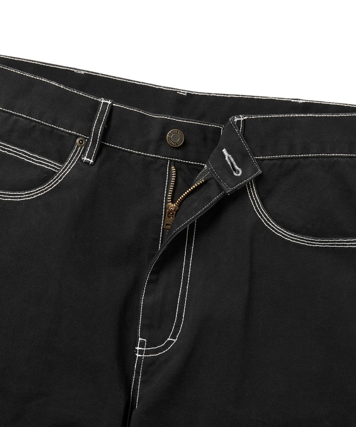 디스이즈네버댓(THISISNEVERTHAT) Contrast Stitch Pant Black