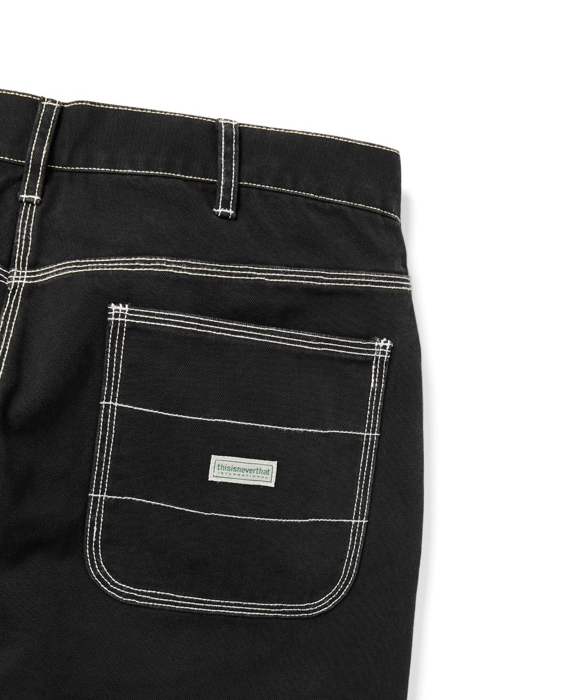 디스이즈네버댓(THISISNEVERTHAT) Contrast Stitch Pant Black