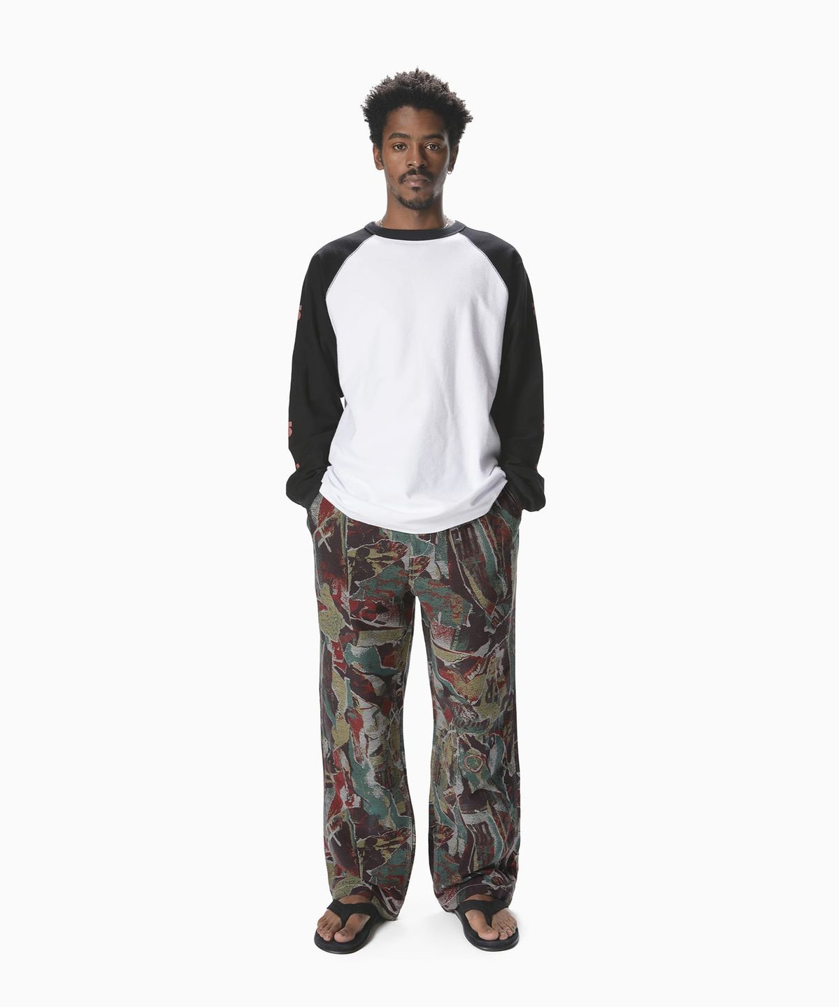 디스이즈네버댓(THISISNEVERTHAT) Jacquard Loose Pant Multi