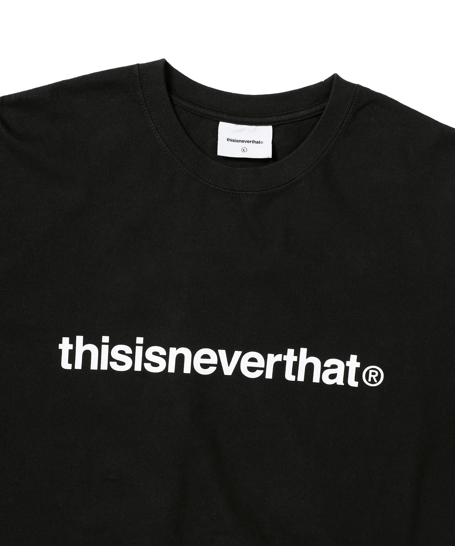 MUSINSA公式 | thisisneverthat (SS25) T-Logo L/S Tee Black