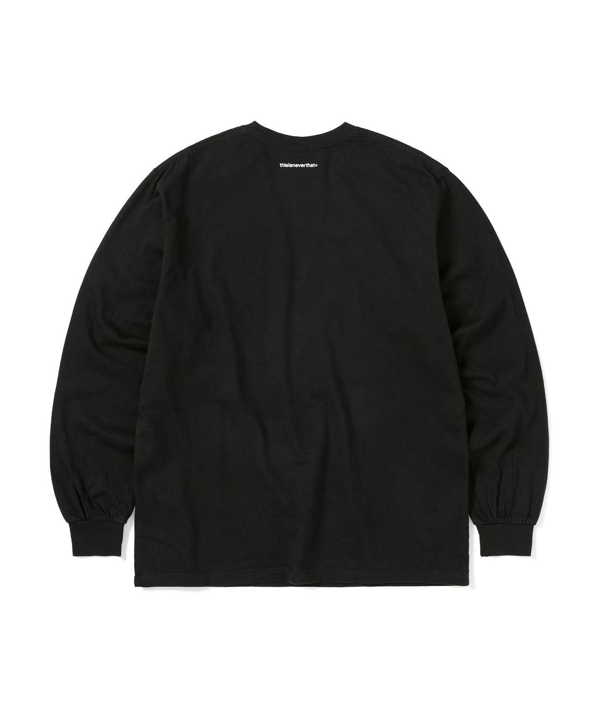 디스이즈네버댓(THISISNEVERTHAT) (SS25) T-Logo L/S Tee Black