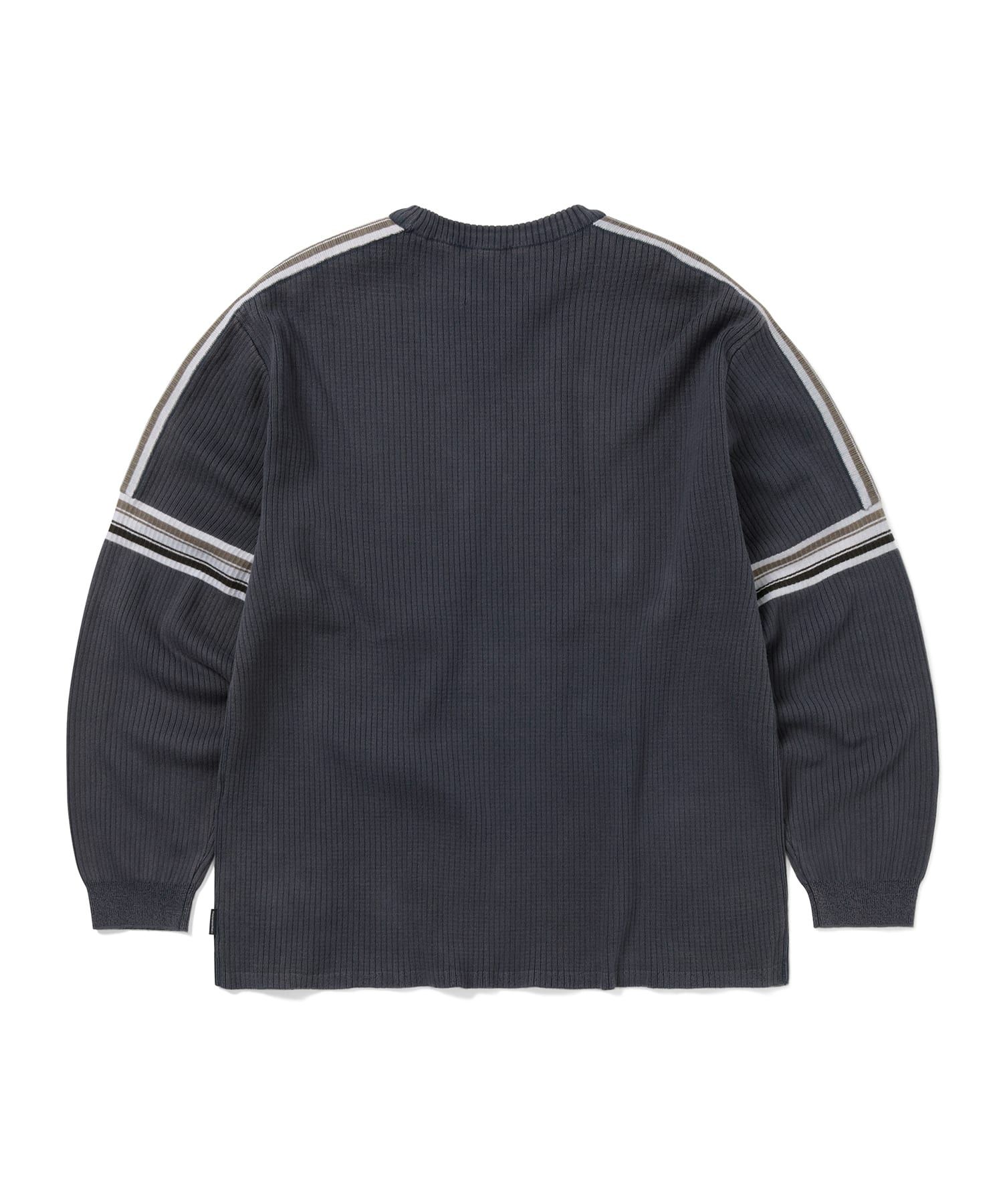 ★thisisneverthat★Striped Knit L/S Top MUSINSA | thisisneverthat® Striped Knit L/S Top Navy