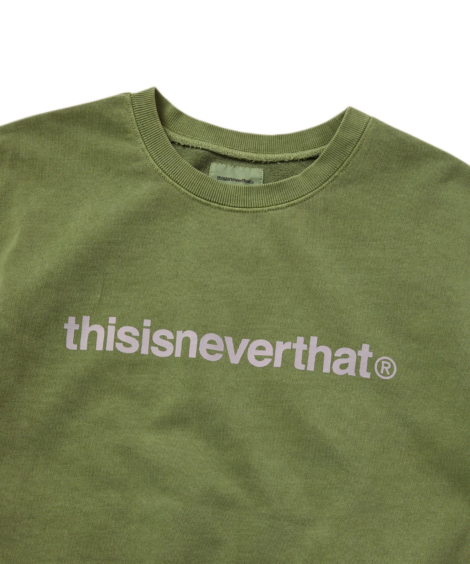 MUSINSA | thisisneverthat T-Logo LT Crewneck Moss Green