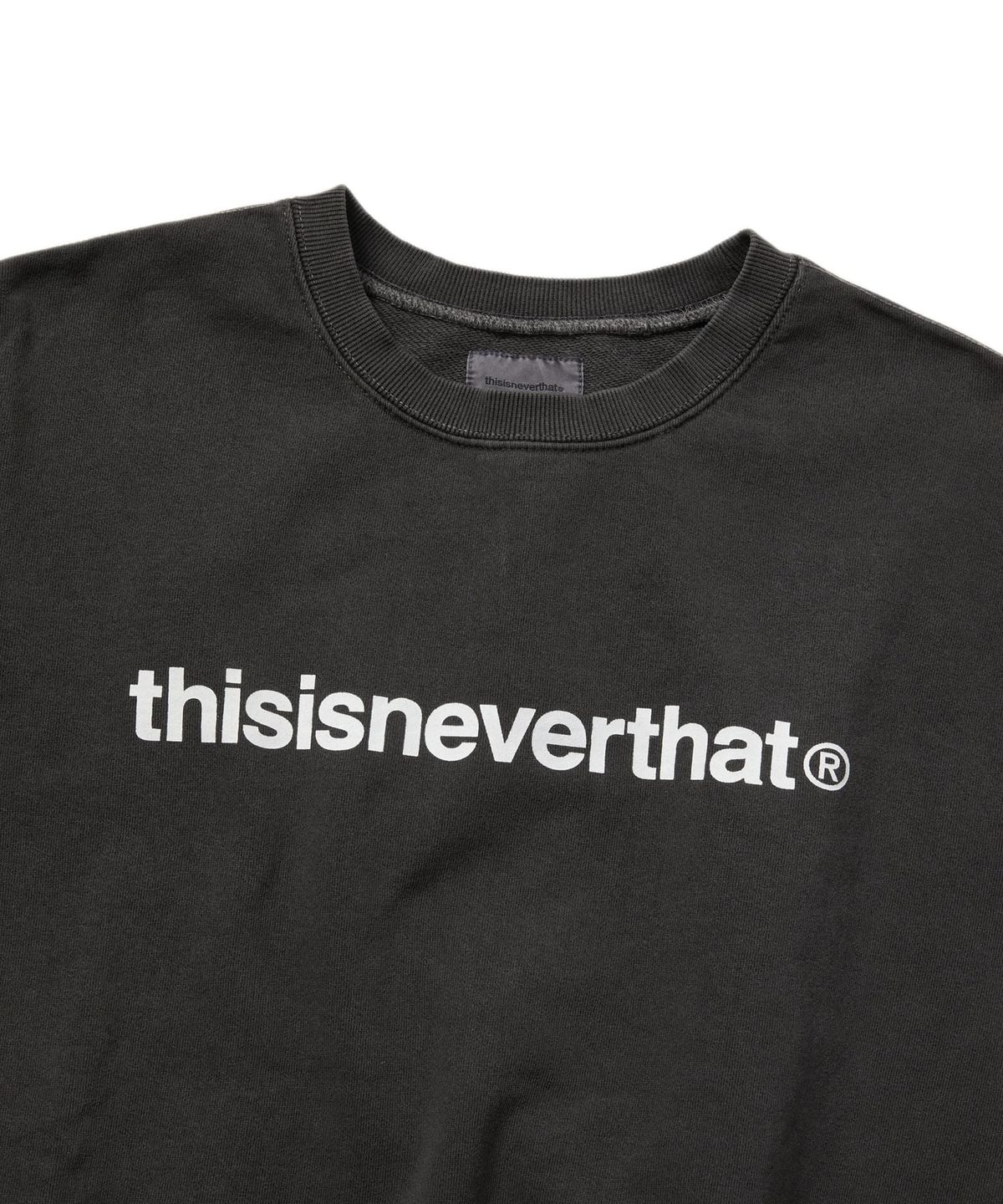 디스이즈네버댓(THISISNEVERTHAT) T-Logo LT Crewneck Charcoal