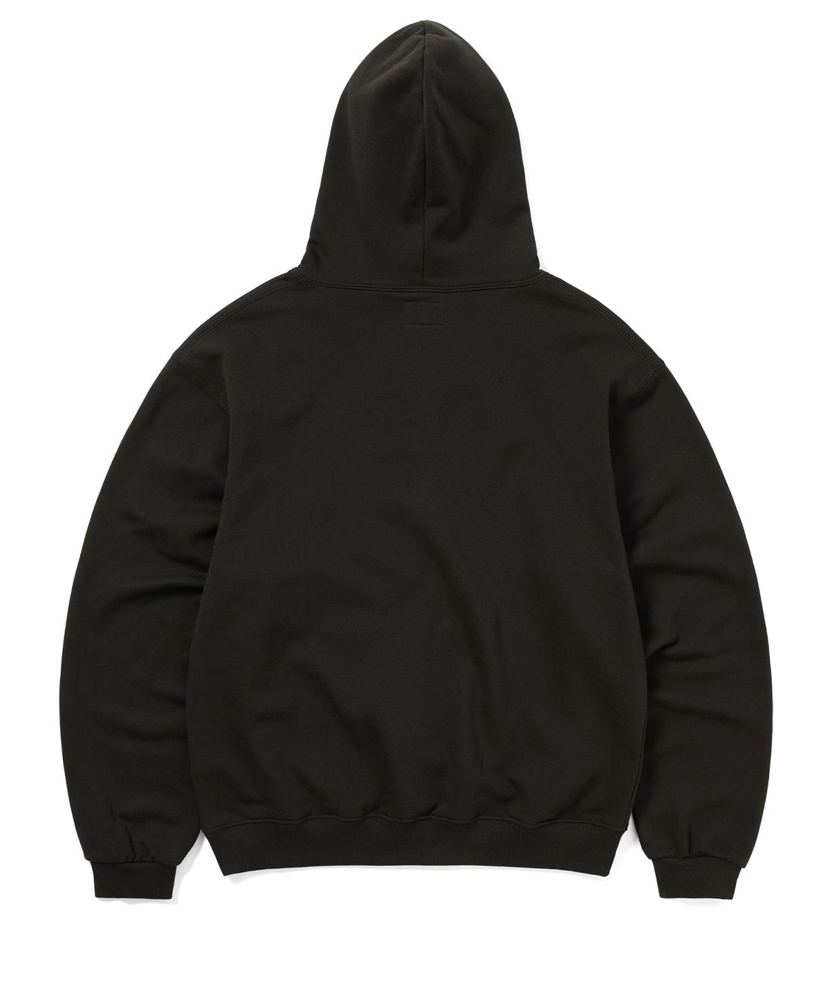 디스이즈네버댓(THISISNEVERTHAT) Quarter Button Hoodie Off Black
