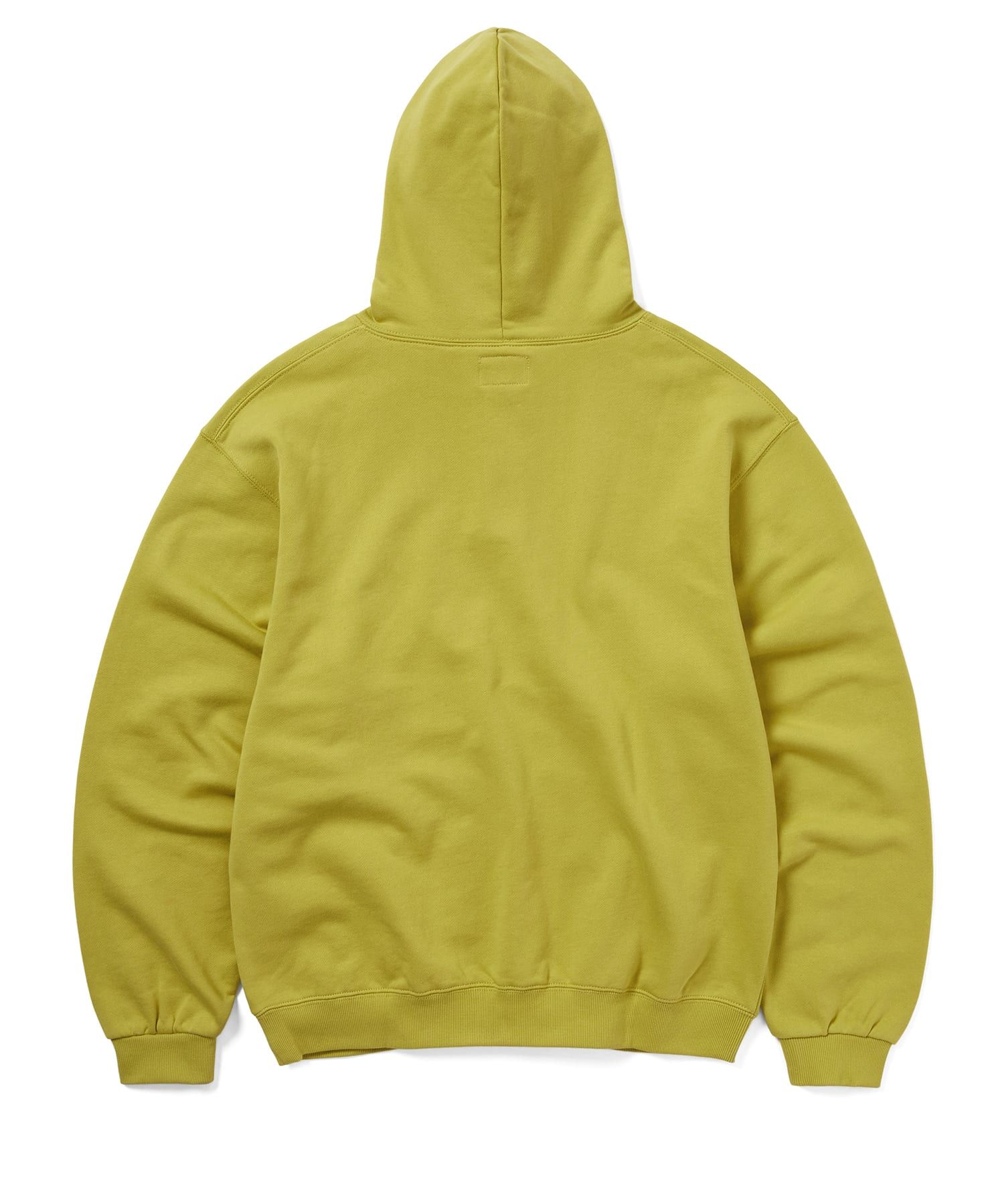 【THISISNEVERTHAT】Quarter Button Hoodie Lime Green MUSINSA | thisisneverthat® Quarter Button Hoodie Lime Green