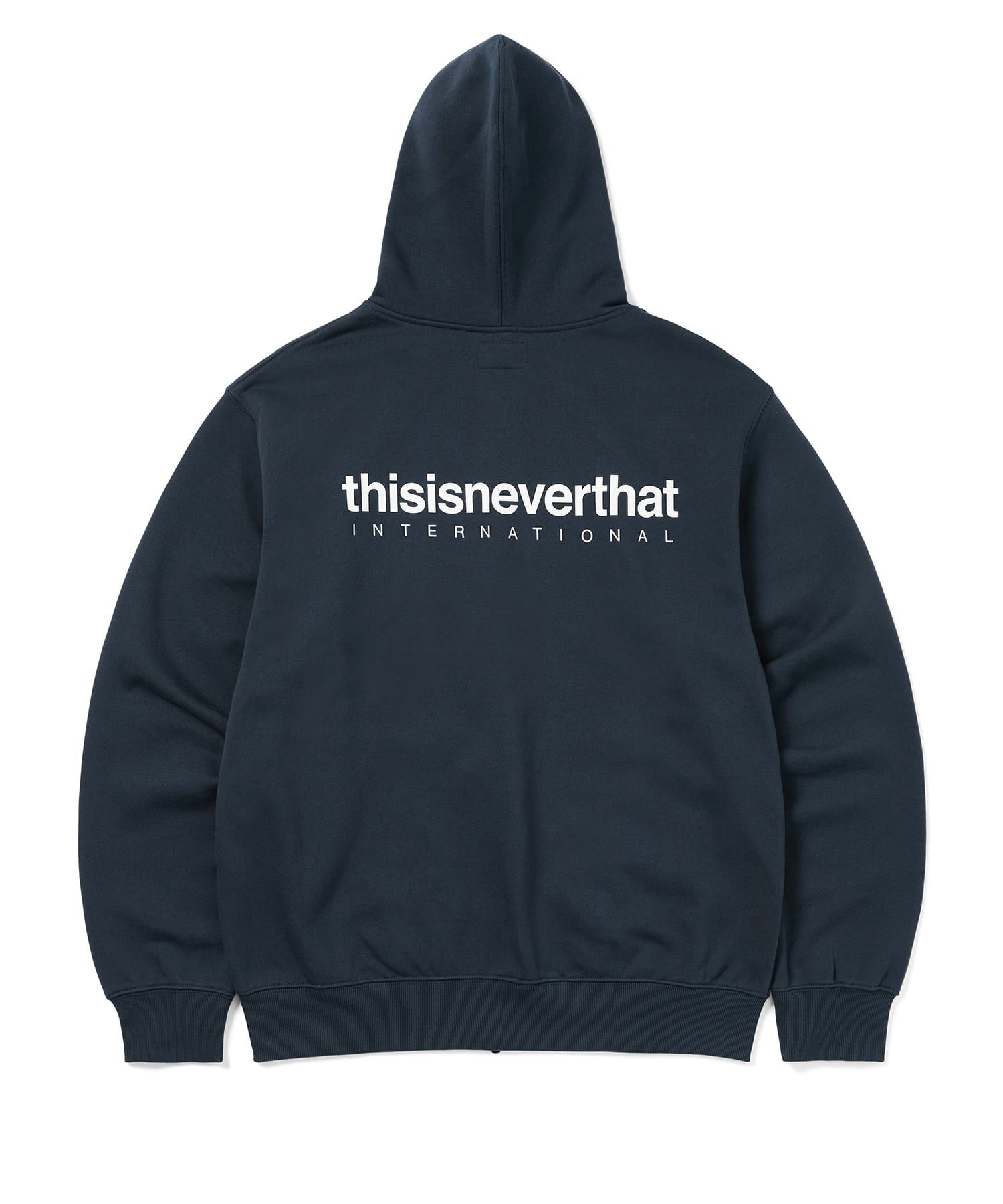 【THISISNEVERTHAT】INTL. Logo Zip Up Hoodie Navy MUSINSA | thisisneverthat® INTL. Logo Zip Up Hoodie Navy