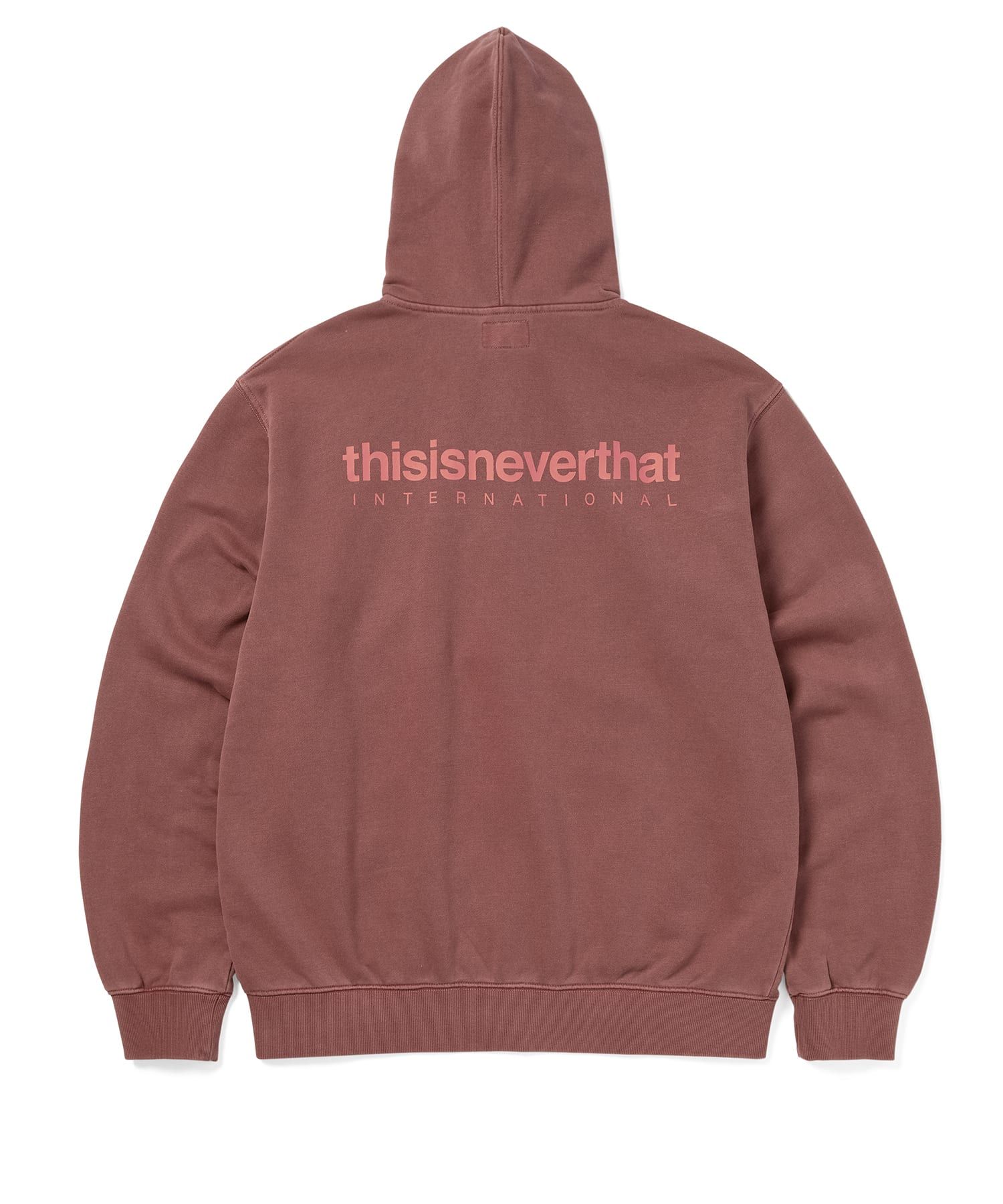【THISISNEVERTHAT】INTL. Logo Zip Up Hoodie Dried Rose MUSINSA | thisisneverthat® INTL. Logo Zip Up Hoodie Dried Rose