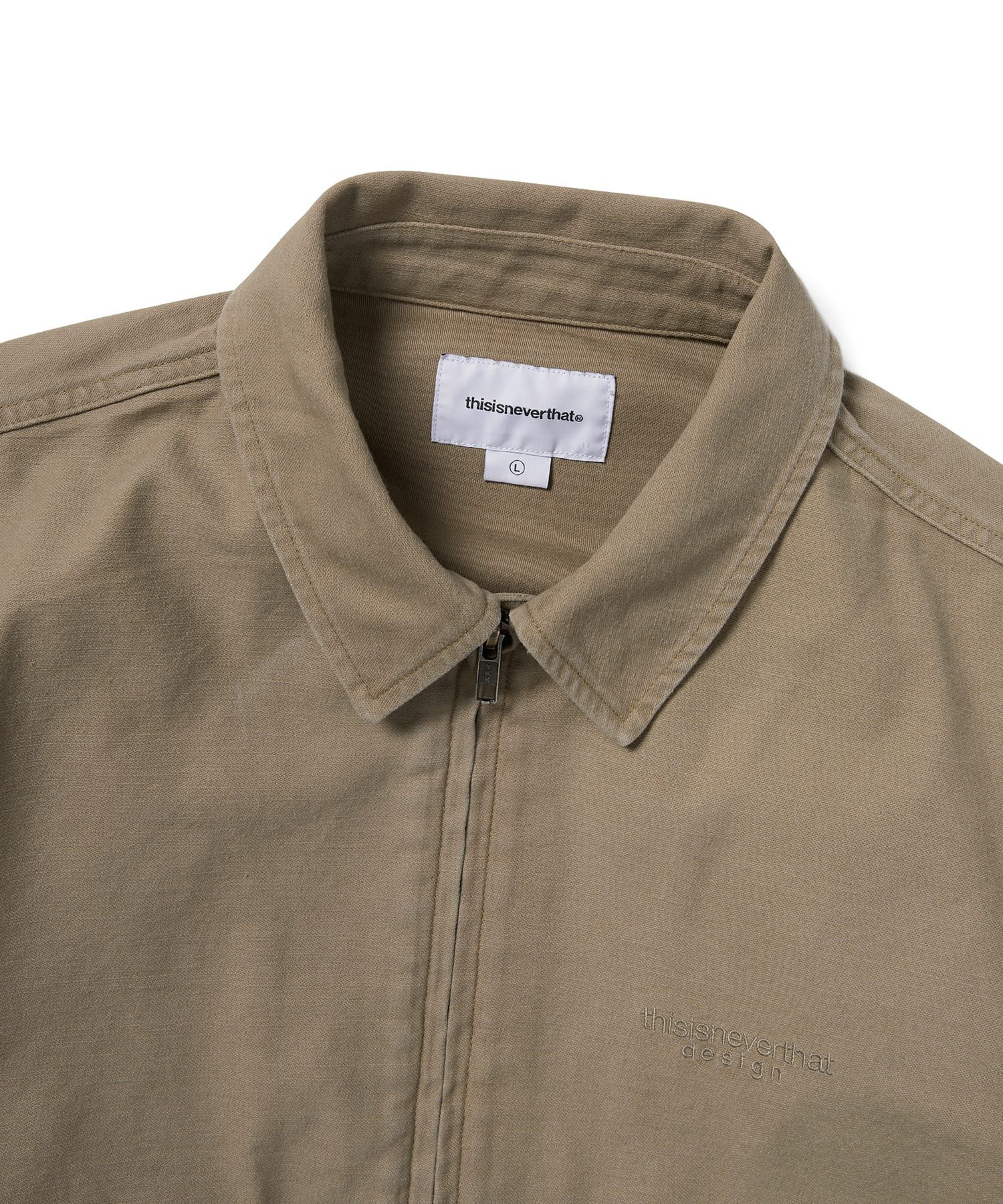 MUSINSA | thisisneverthat Washed Work Jacket Khaki