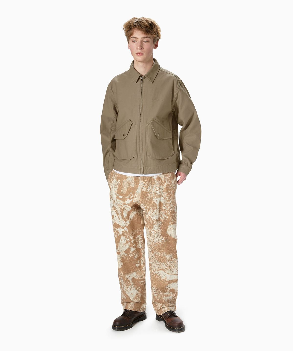 디스이즈네버댓(THISISNEVERTHAT) Washed Work Jacket Khaki